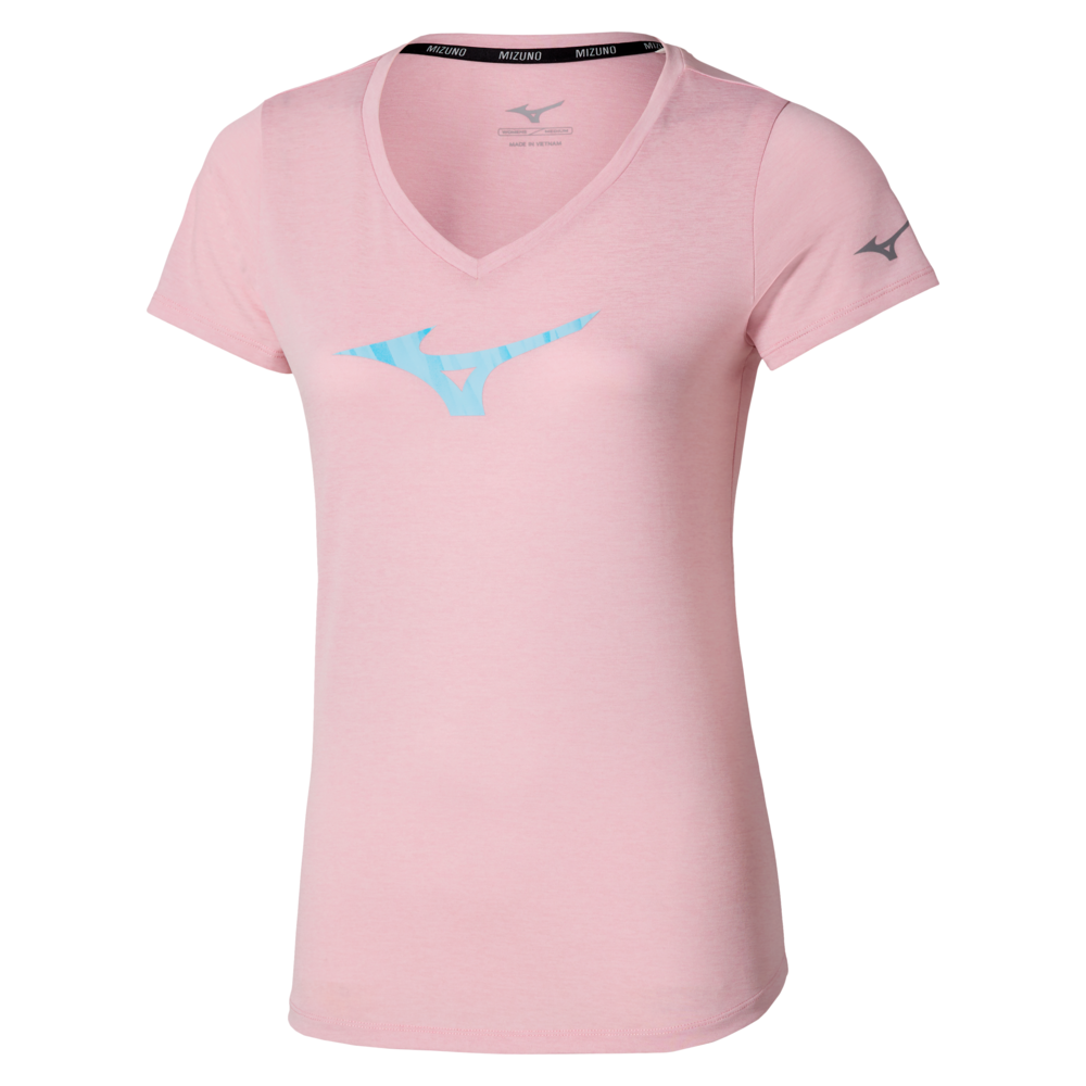 Mizuno Core Runbird Tee Bleached Femme TailleL